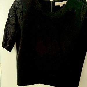 Loft lace sleeve top
